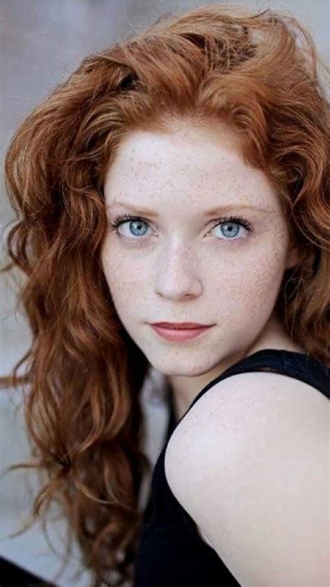 Redhead Freckles Blue Eyes Beautiful Freckles Stunning Redhead