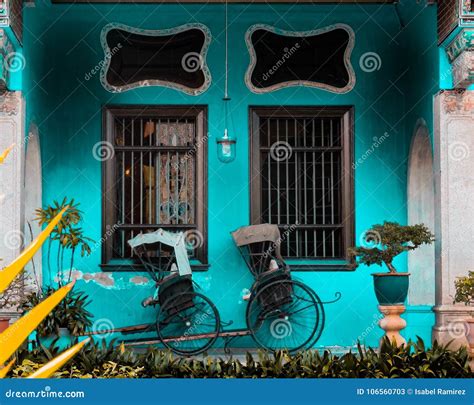 Blue Masion Stock Image Image Of Travelling House 106560703