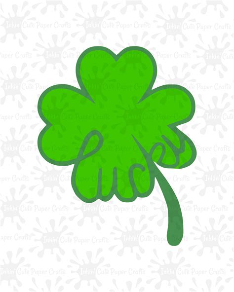 4 Leaf Clover Svg 4 Leaf Clover Clipart St Patricks Day Svg Etsy