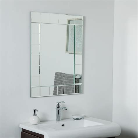 You can, of course there's frameless mirror which are great if you're going for a minimalist aesthetic, backlit mirror. Lalo Large Frameless Mirror 31.5 x 23.6in Wall Mirror - Walmart.com - Walmart.com