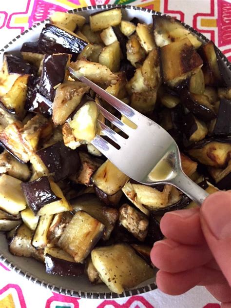 Easy Healthy Roasted Eggplant Cubes Recipe Melanie Cooks