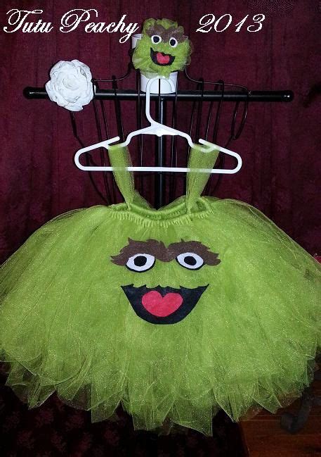 Oscar The Grouch Tutu With Matching Headband Halloween Costumes For