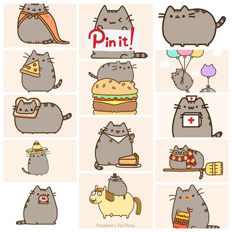 Pusheen Cat Is Life Dibujos