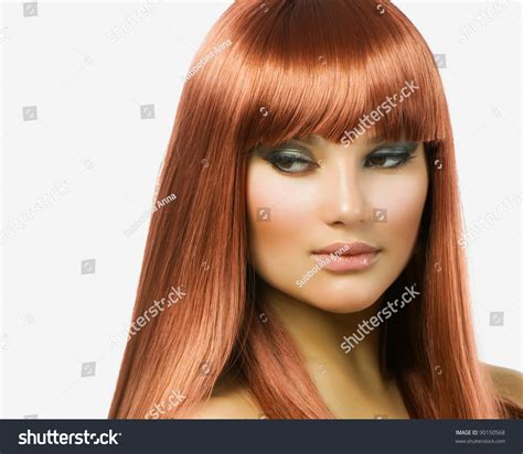 Beauty Portraithealthy Hairholiday Makeup Stock Photo 90150568
