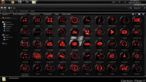 Black And Red Icon Pack At Collection Of Black And