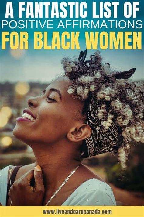 35 Positive Affirmations For Black Women Around The World Strong
