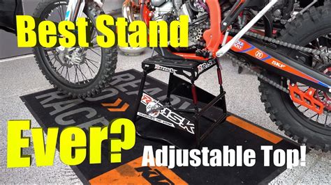 Best Stand Ever Risk Racing Adjustable Top And Magnetic Dirt Bike