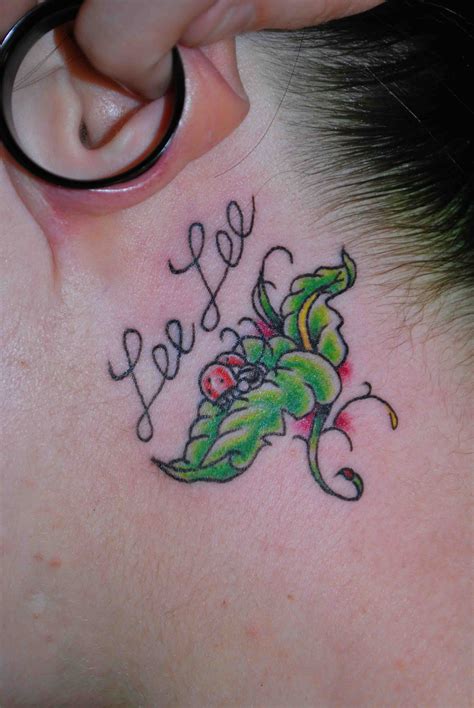 A tattoo behind the ear will show that you like small. Tattoo Ideas Name Tattoos Behind Ear