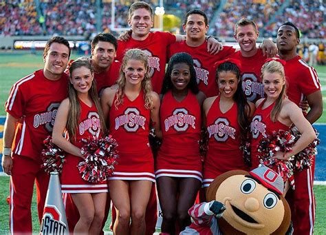 Ohio State 52 California 32 Buckeye Cheerleaders Ou Pinterest Buckeyes Ohio And