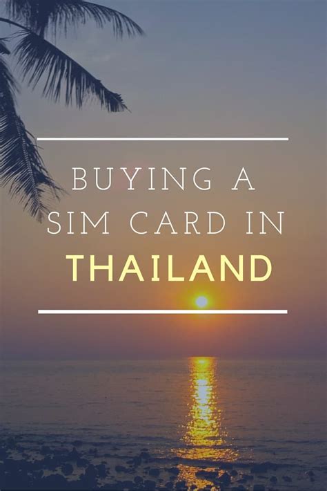 All thailand phone networks use sim cards. Buying a SIM Card in Thailand