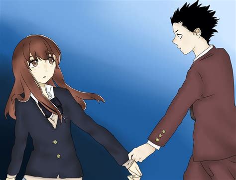 Nishimiya And Ishida 2 By Aichiin Art Anime Deviantart