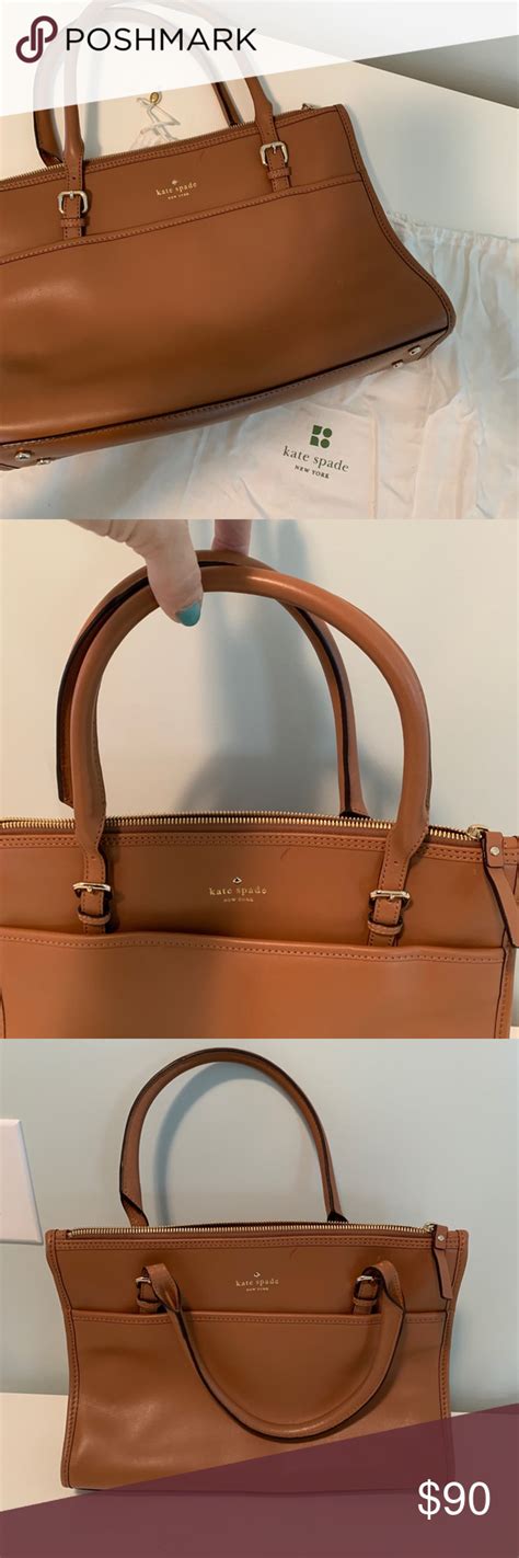 Brown Leather Kate Spade Handbag Kate Spade Handbags Leather Handbag
