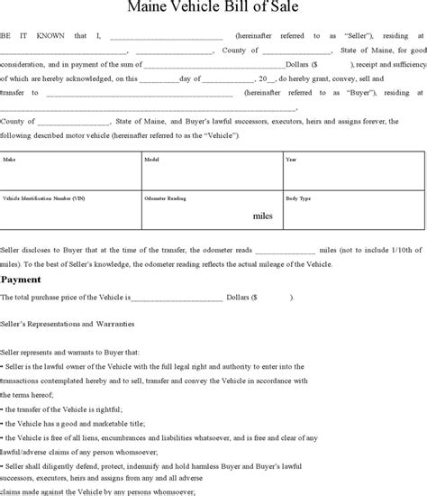 Bill Of Sale Template Free Template Downloadcustomize And Print