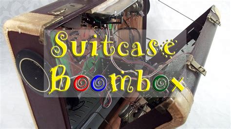 Build A Suitcase Boombox From Curbside Finds