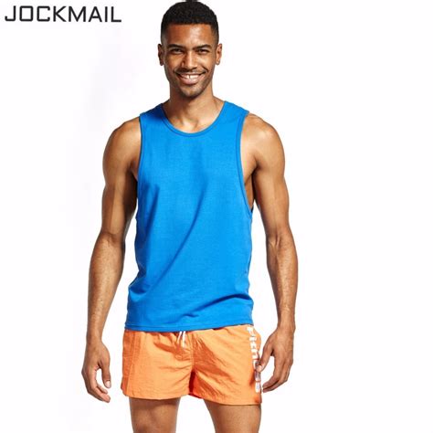 Jockmail Brand Mens Tank Tops Metrosexual Armholes Vivid Vest Muscle