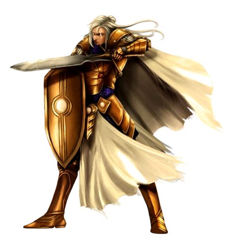 Male Aasimar Paladin Knight Pathfinder Pfrpg Dnd Dandd D20 Fantasy
