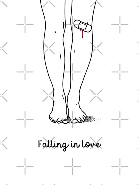 Falling In Love Hurts Art Poster For Sale By Aznavourbykarin Redbubble