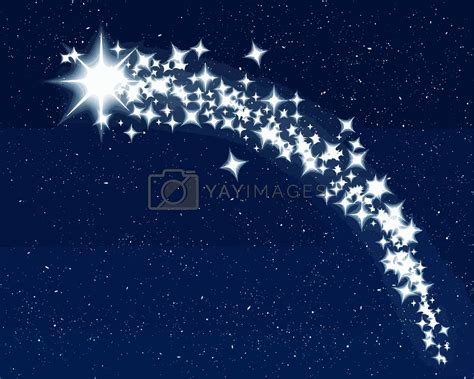 Christmas Wishing Shooting Star By Clearviewstock Vectors