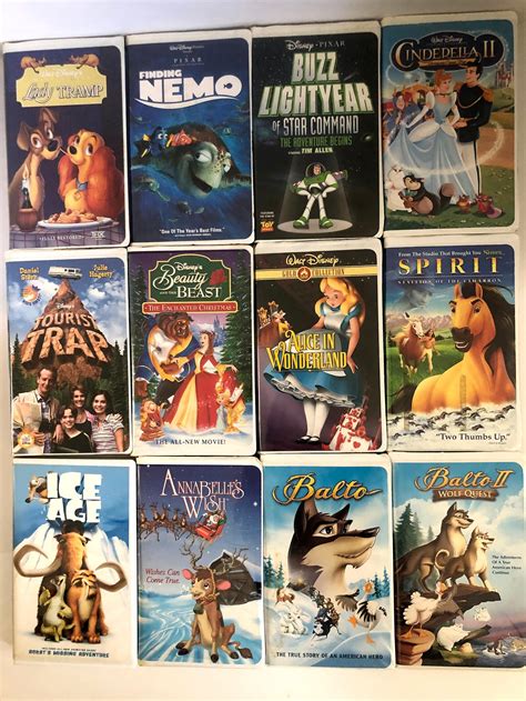 Disney Vhs Tapes Vintage Black Diamond Releases Gold Collection