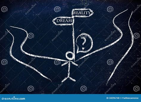 Dream or reality stock photo. Image of achievement, dream - 34296748