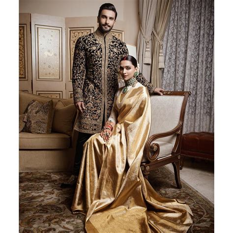 Ranveer Deepikas Elegant Royal Look For Their Reception Is Priceless 100319