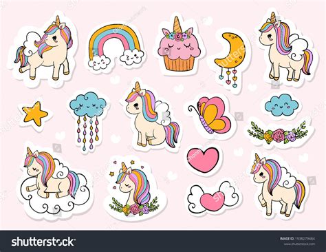 29080 Sticker Unicorn Images Stock Photos And Vectors Shutterstock
