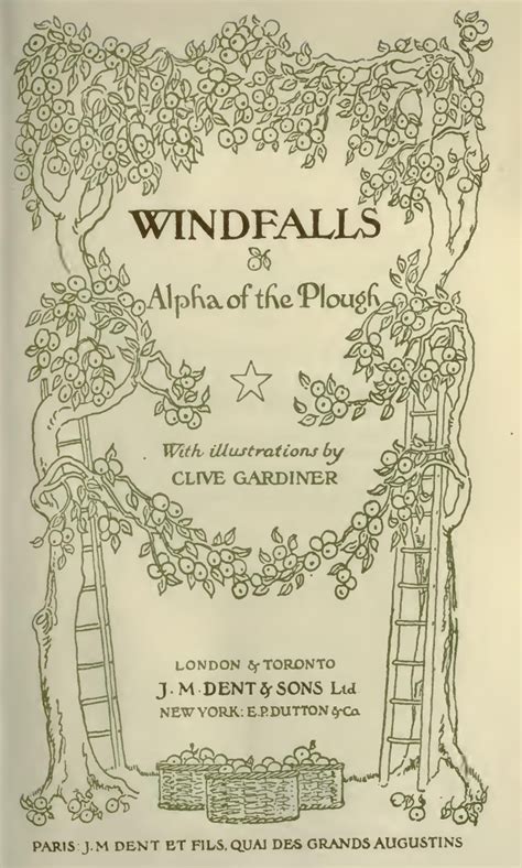 Windfalls By By Alfred George Gardiner