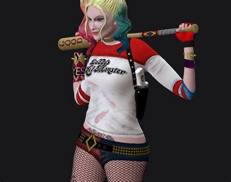 Harley Quinn From Suicide Squad 3d Model By Cody3d
