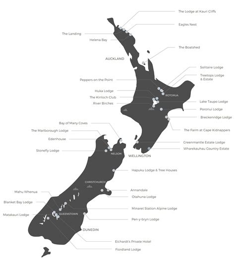 49 New Zealand Map Png Png Cahaya Track