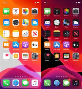 You can turn dark mode on and off more quickly through the control center. Ayedapt makes the Home screen's icons obey iOS' dark mode ...