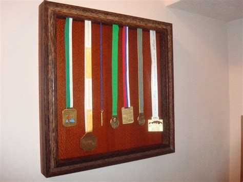 Marathon Medal Display Case By Michael Lumberjocks Com Woodworking