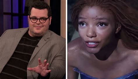 josh gad defends halle bailey for ‘little mermaid casting after trailer backlash