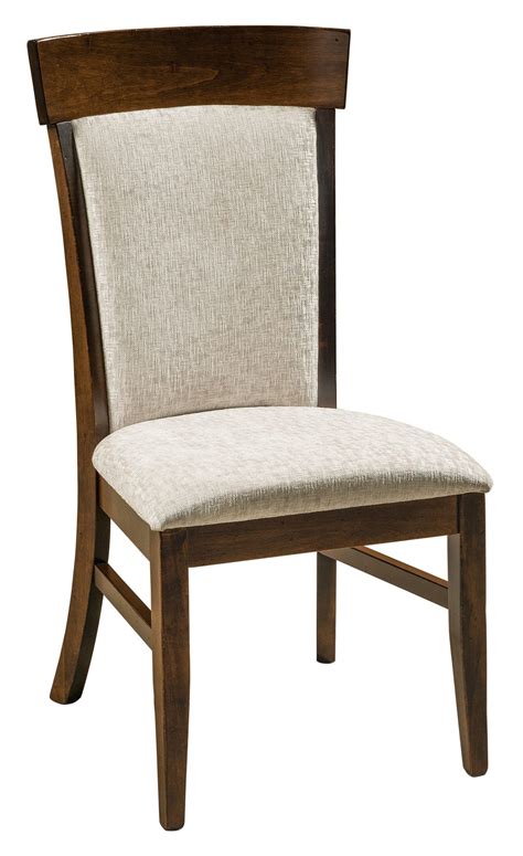 Riverside Dining Chair Amish Solid Wood Chairs Kvadro Furniture