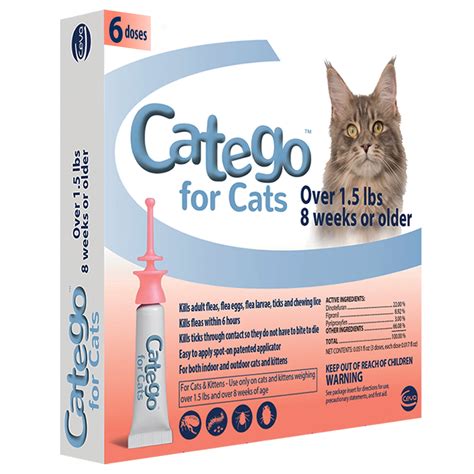 Catego Flea And Tick Control For Cats 6 Doses