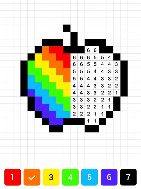 Pixel Art Color By Number Online Free Remember To Turn Off The Grid