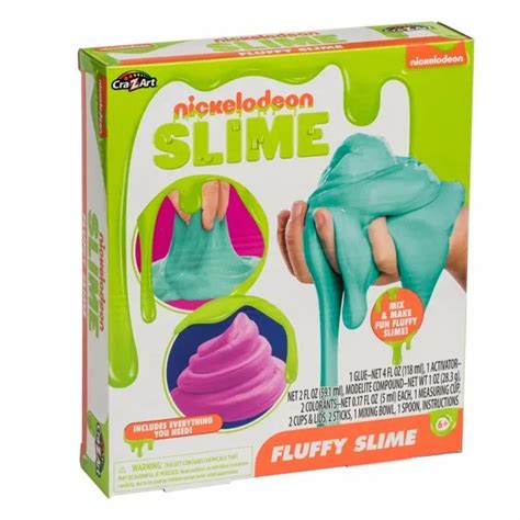 Cra Z Art Nickelodeon Slime Fluffy Slime Kit Includes Everything
