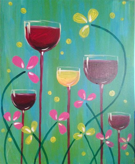 Tue Jul 21 2015 700 900pm Wine Garden Wine Painting Pinots
