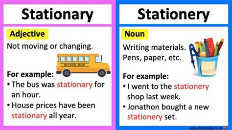 What Is The Difference Between Stationary And Stationery Crosspointe
