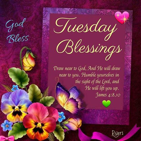 Pin On Tuesday Blessingsgreetings