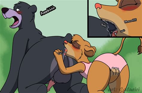 Rule 34 Anal Anilingus Baloo Caluriri Clothed Female Nude Male