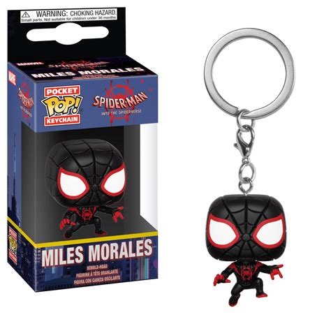 Spider Man Into The Spiderverse Funko Pocket Pop Keychain Miles Moral