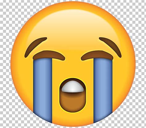 Face With Tears Of Joy Emoji Crying Laughter Sticker Png Clipart