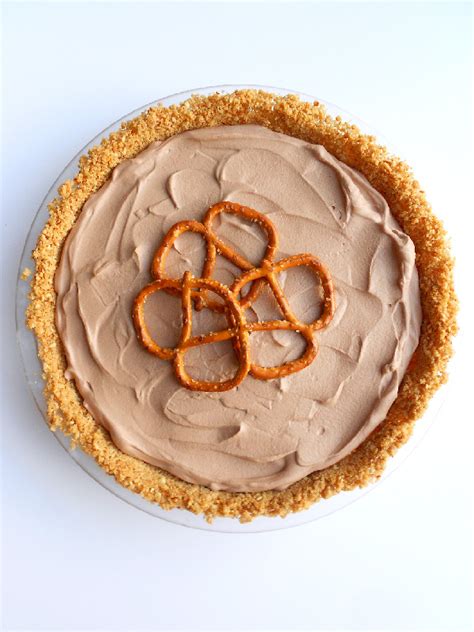 No Bake Chocolate Peanut Butter Pretzel Pie Confessions Of A Confectionista