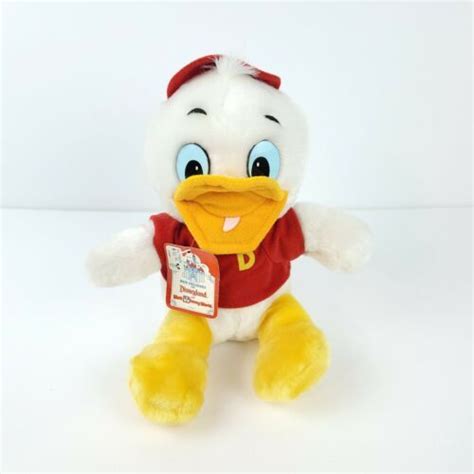 Walt Disney Dewey 8 Duck Tales Plush Toy Vintage Donalds Nephew
