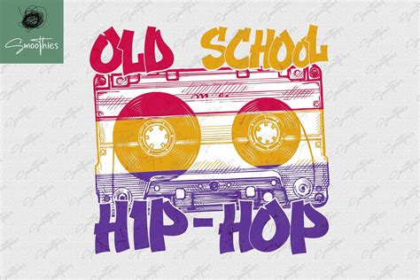Old School Hip Hop 80s 90s Cassette Png Graphic By Smoothiesart