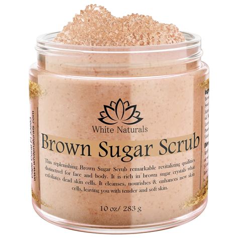 Brown Sugar Scrub Organic Exfoliating Face And Body Scrub Revitalizing