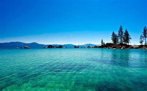 Photography Landscape Nature Water Lake Trees Rock