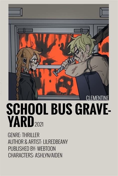 School Bus Graveyard Webtoon Anime Films Anime Printables Anime