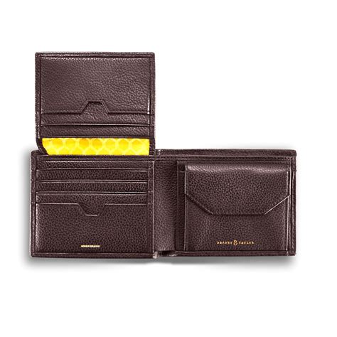 Crossens Leather Passcase Wallet Black Barney And Taylor Touch Of