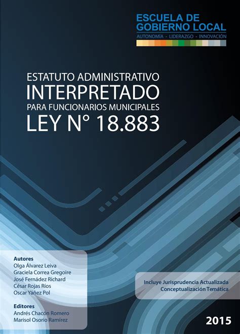 Libro Estatuto Administrativo De Los Funcionarios Municipales By